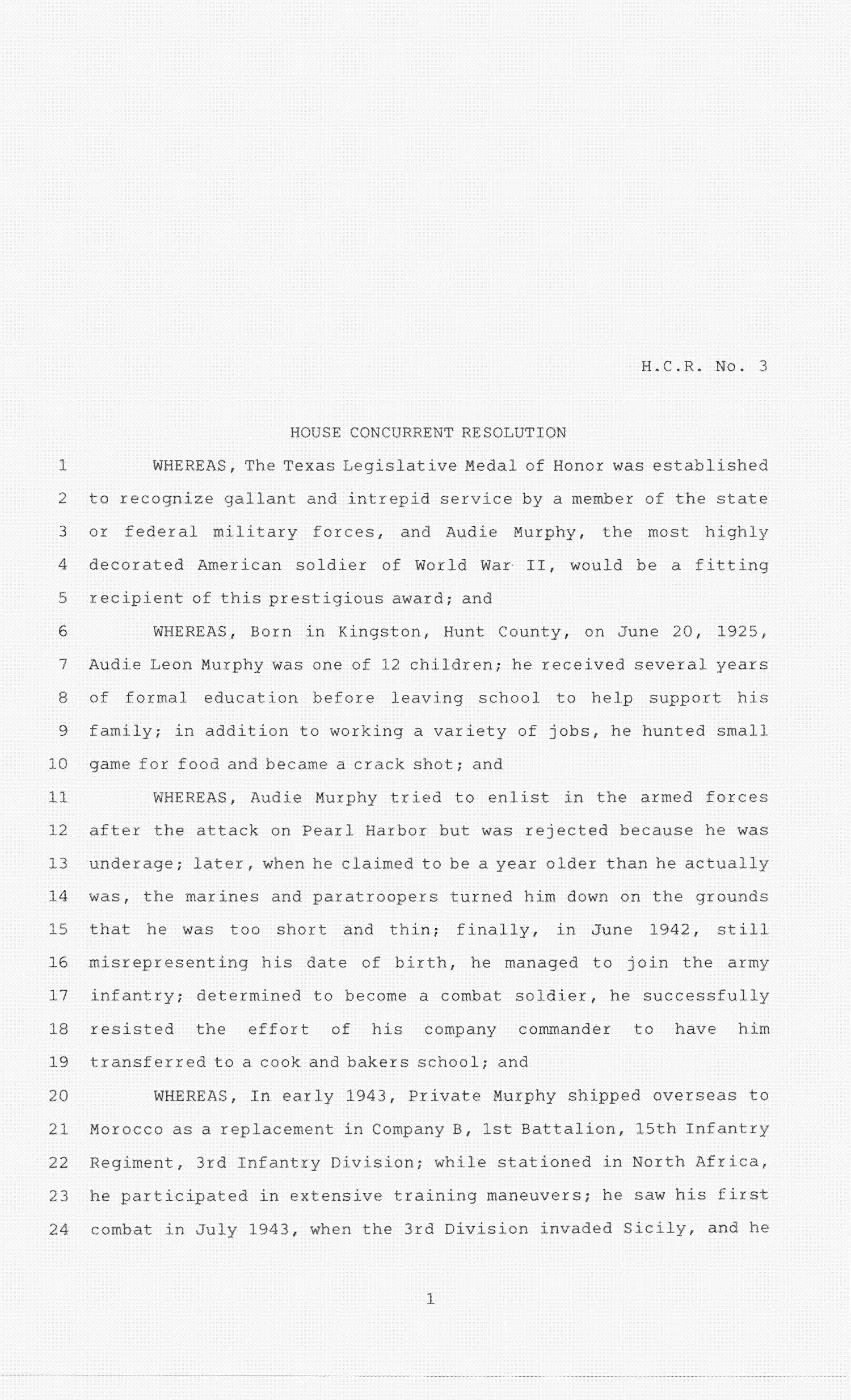 83rd Texas Legislature, Second Called Session, House Concurrent Resolution 3
                                                
                                                    [Sequence #]: 1 of 5
                                                