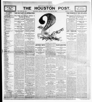 Primary view of object titled 'The Houston Post. (Houston, Tex.), Vol. 21, No. 319, Ed. 1 Sunday, January 28, 1906'.