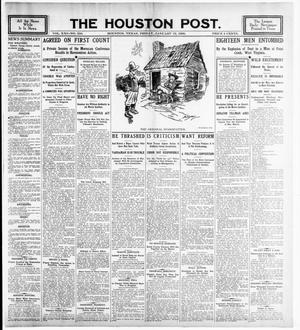 Primary view of object titled 'The Houston Post. (Houston, Tex.), Vol. 21, No. 310, Ed. 1 Friday, January 19, 1906'.