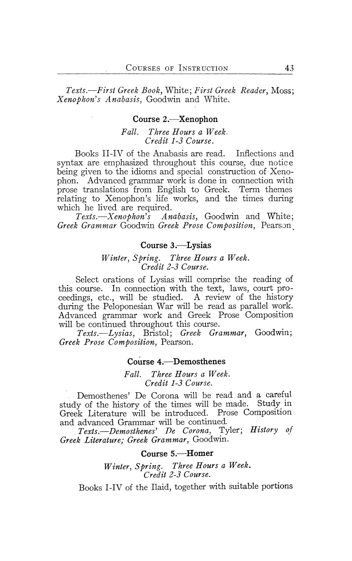 Catalog of Daniel Baker College, 1917-1918
                                                
                                                    43
                                                