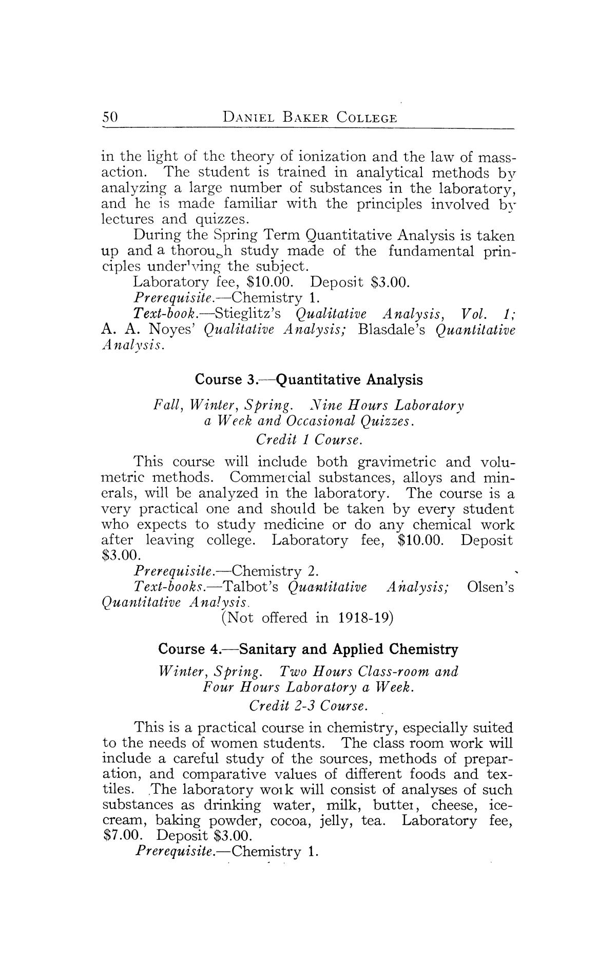Catalog of Daniel Baker College, 1917-1918
                                                
                                                    50
                                                