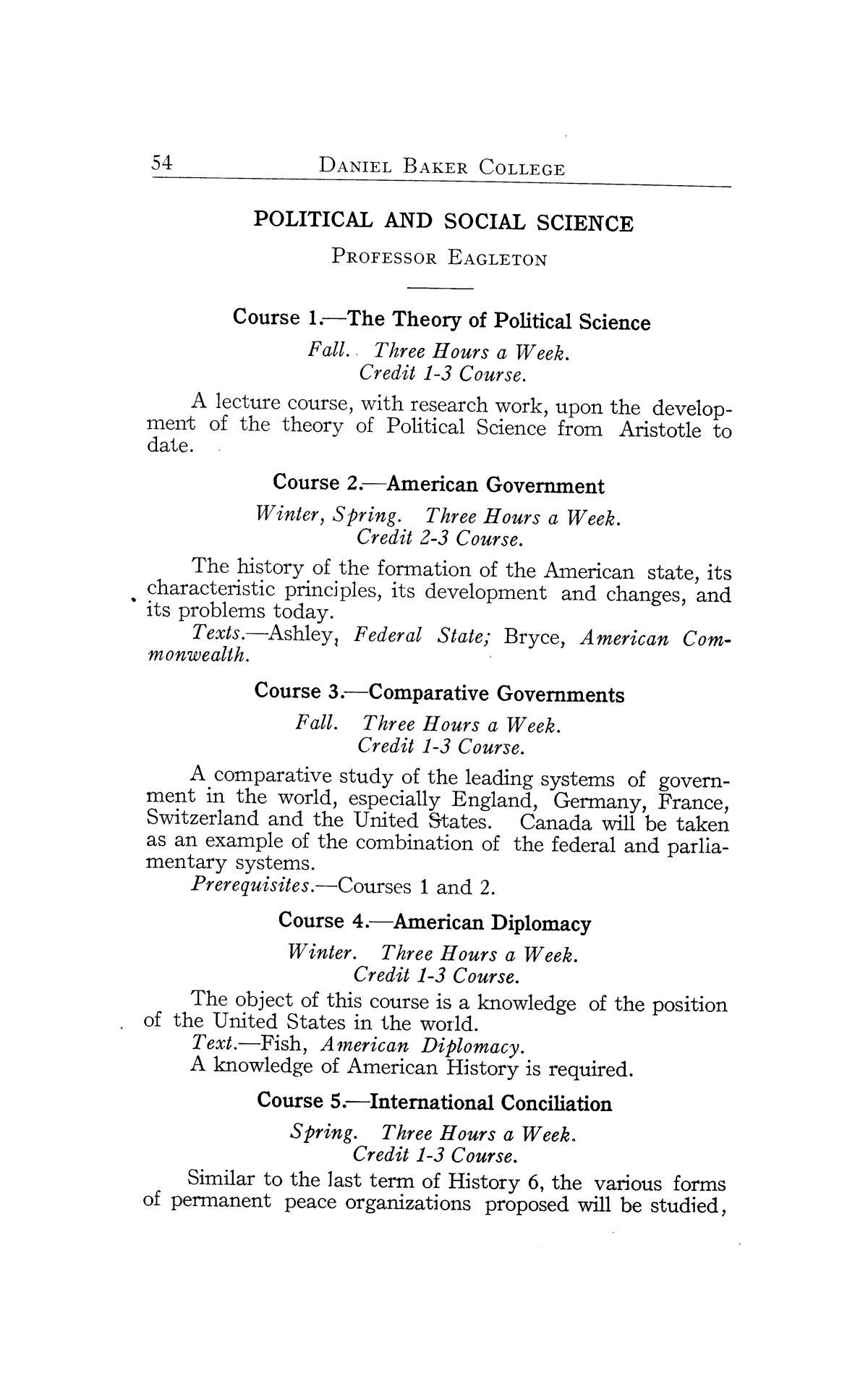 Catalog of Daniel Baker College, 1917-1918
                                                
                                                    54
                                                
