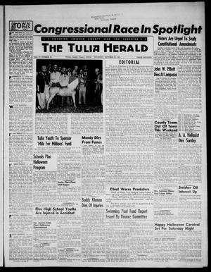 Primary view of object titled 'The Tulia Herald (Tulia, Tex), Vol. 47, No. 43, Ed. 1, Thursday, October 28, 1954'.