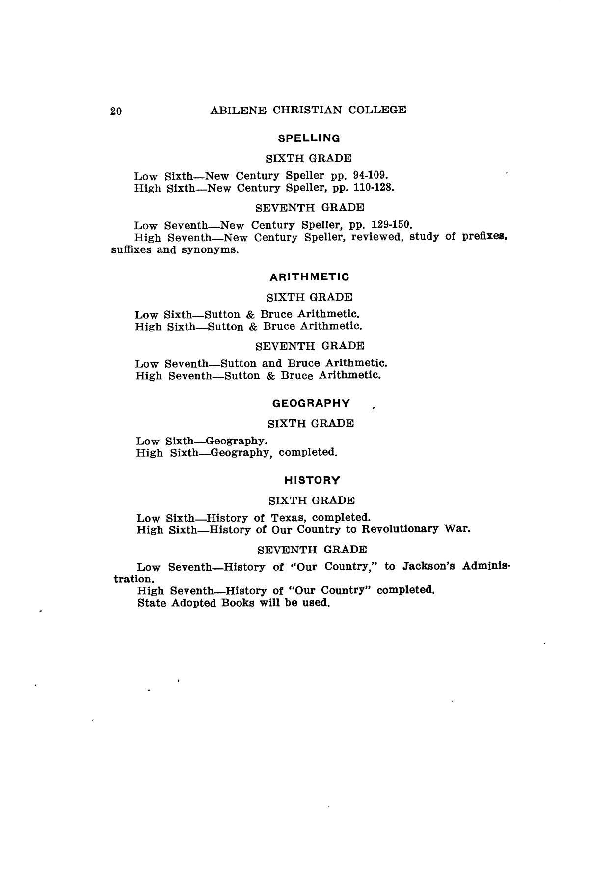Catalog of Abilene Christian College, 1914-1915
                                                
                                                    [Sequence #]: 32 of 78
                                                