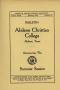 Primary view of Catalog of Abilene Christian College, 1934