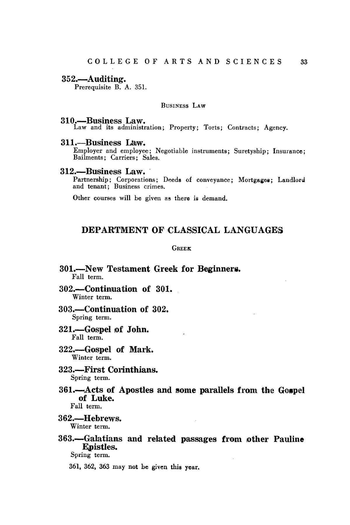 Catalog of Abilene Christian College, 1932-1933
                                                
                                                    33
                                                
