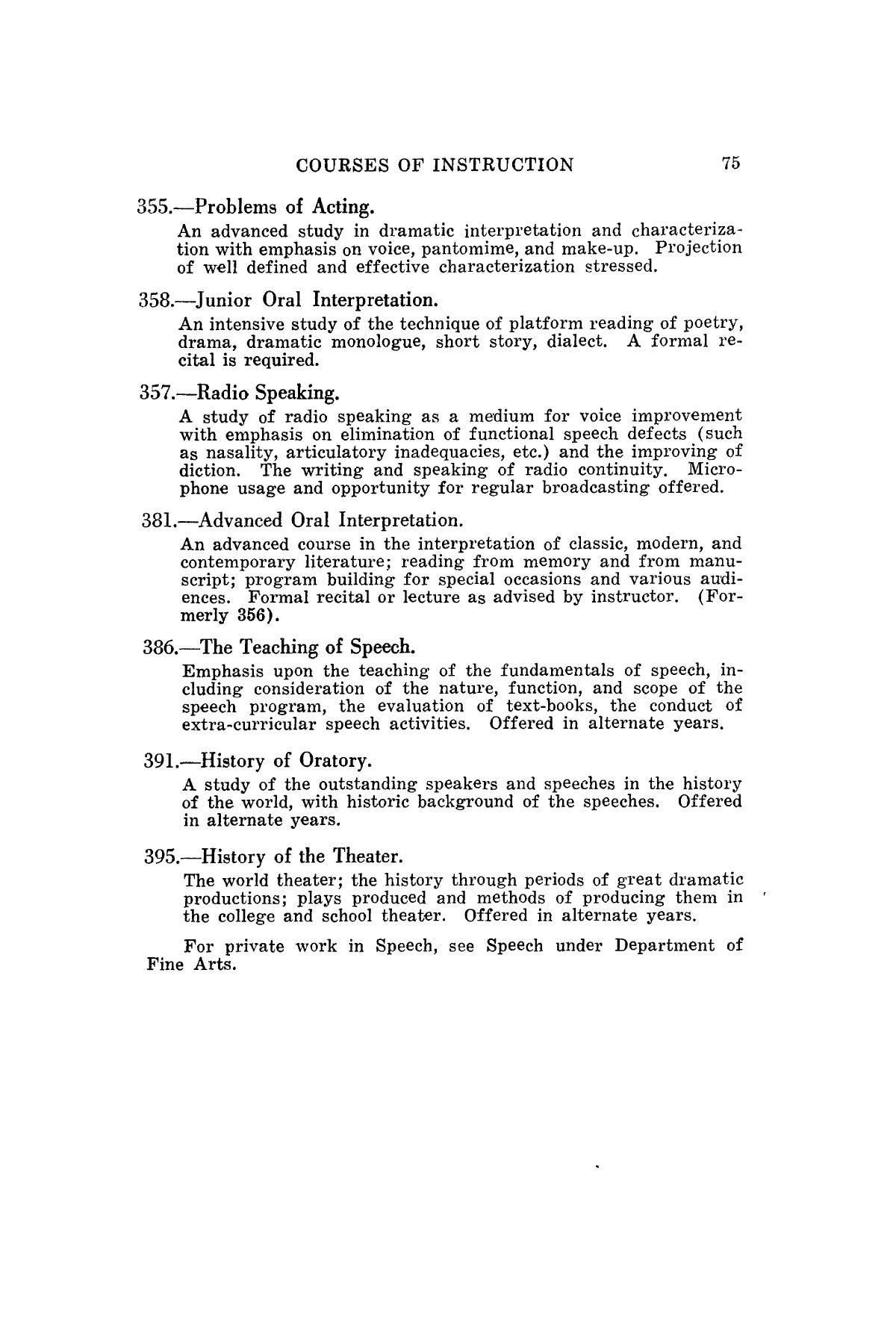 Catalog of Abilene Christian College, 1940-1941
                                                
                                                    75
                                                