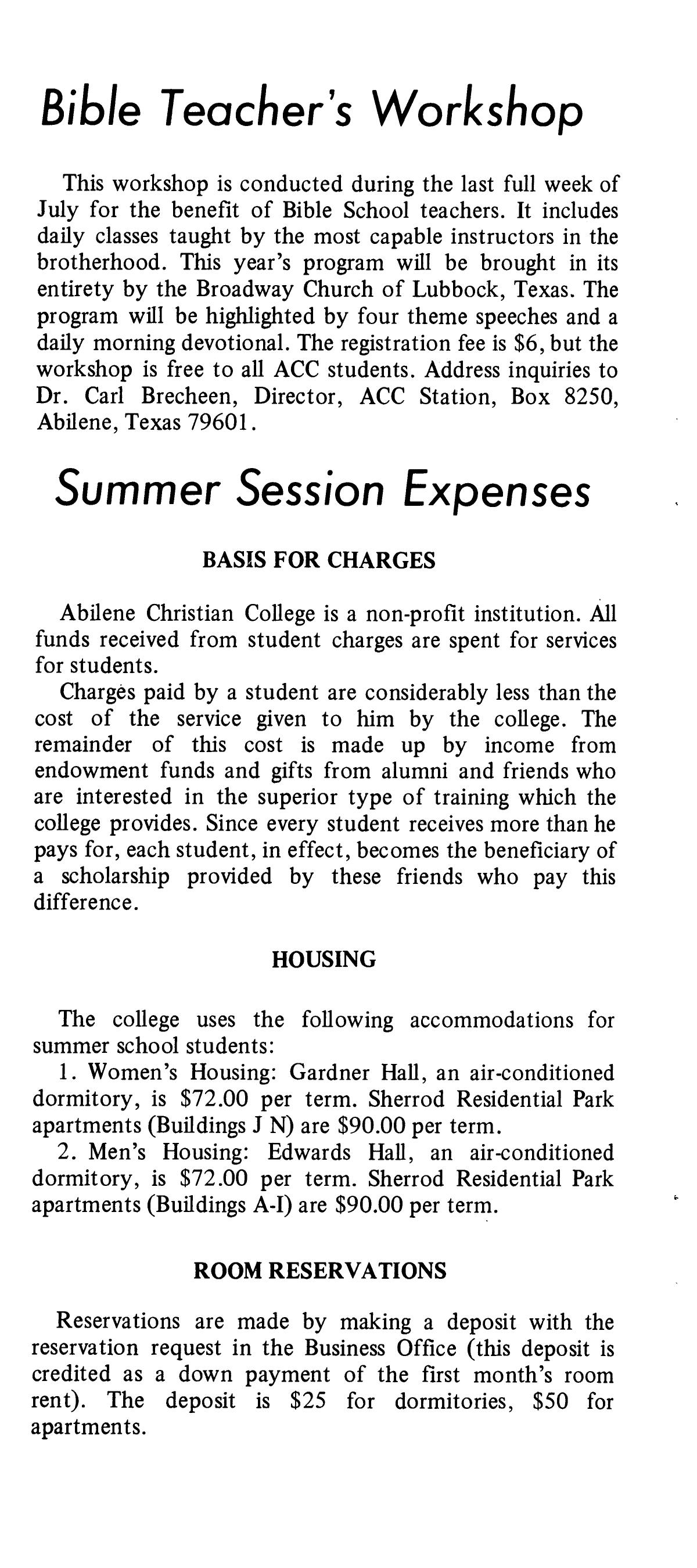 Catalog of Abilene Christian College, 1975
                                                
                                                    6
                                                
