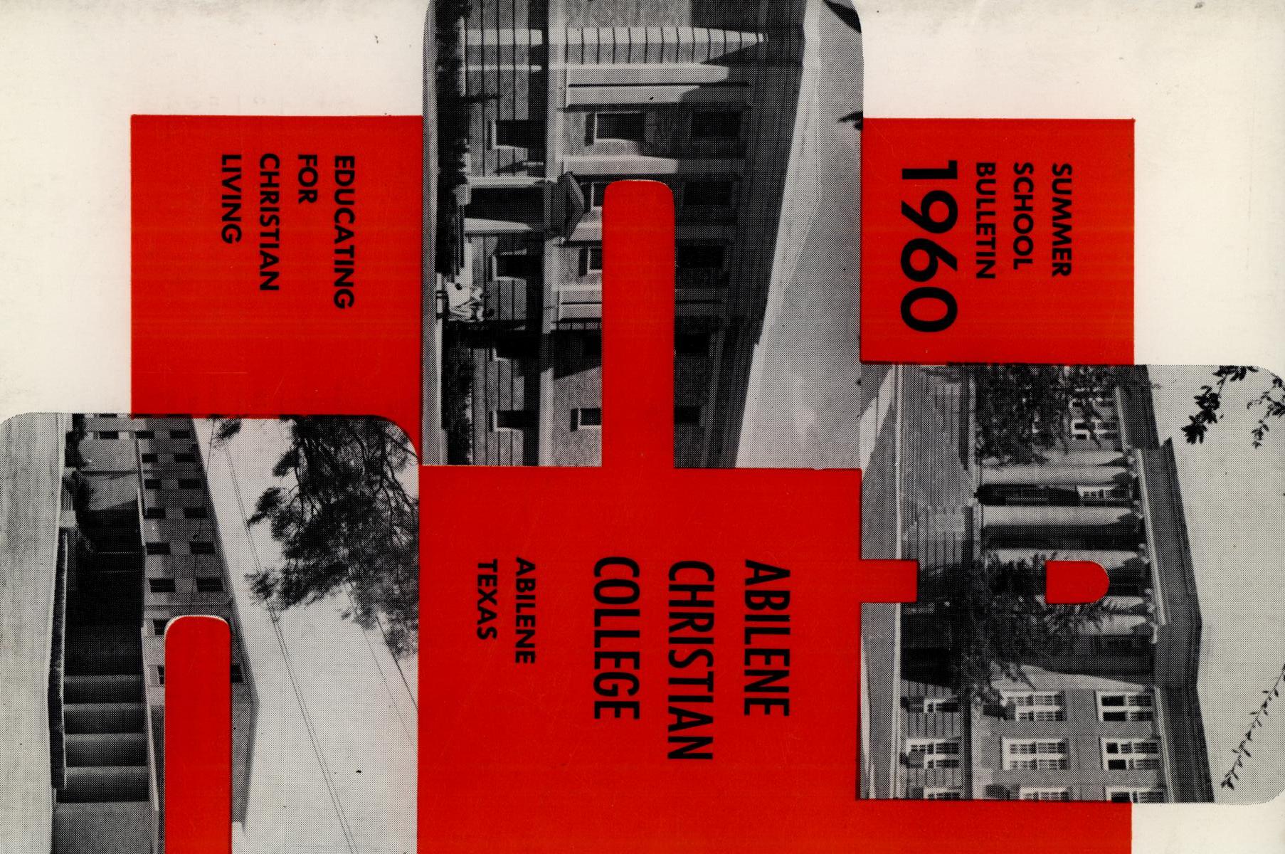 Catalog of Abilene Christian College, 1960
                                                
                                                    Front Cover
                                                