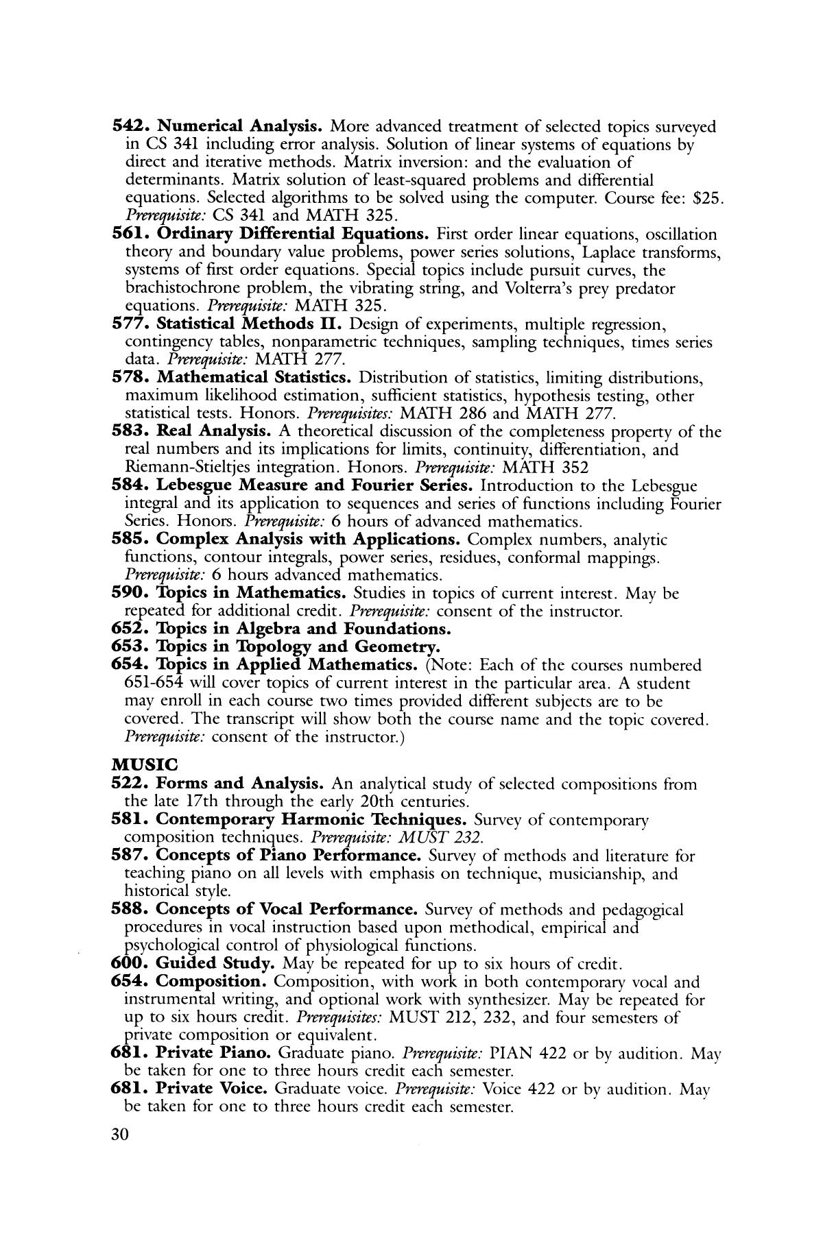 Catalog of Abilene Christian University, 1989-1990
                                                
                                                    30
                                                