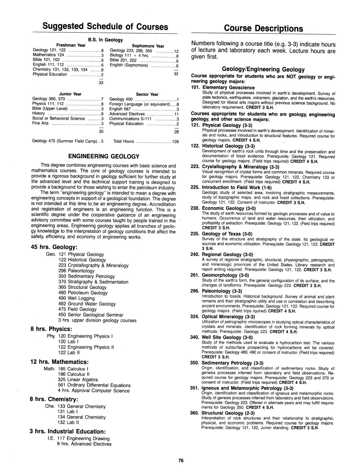 Catalog of Abilene Christian University, 1985-1986
                                                
                                                    76
                                                