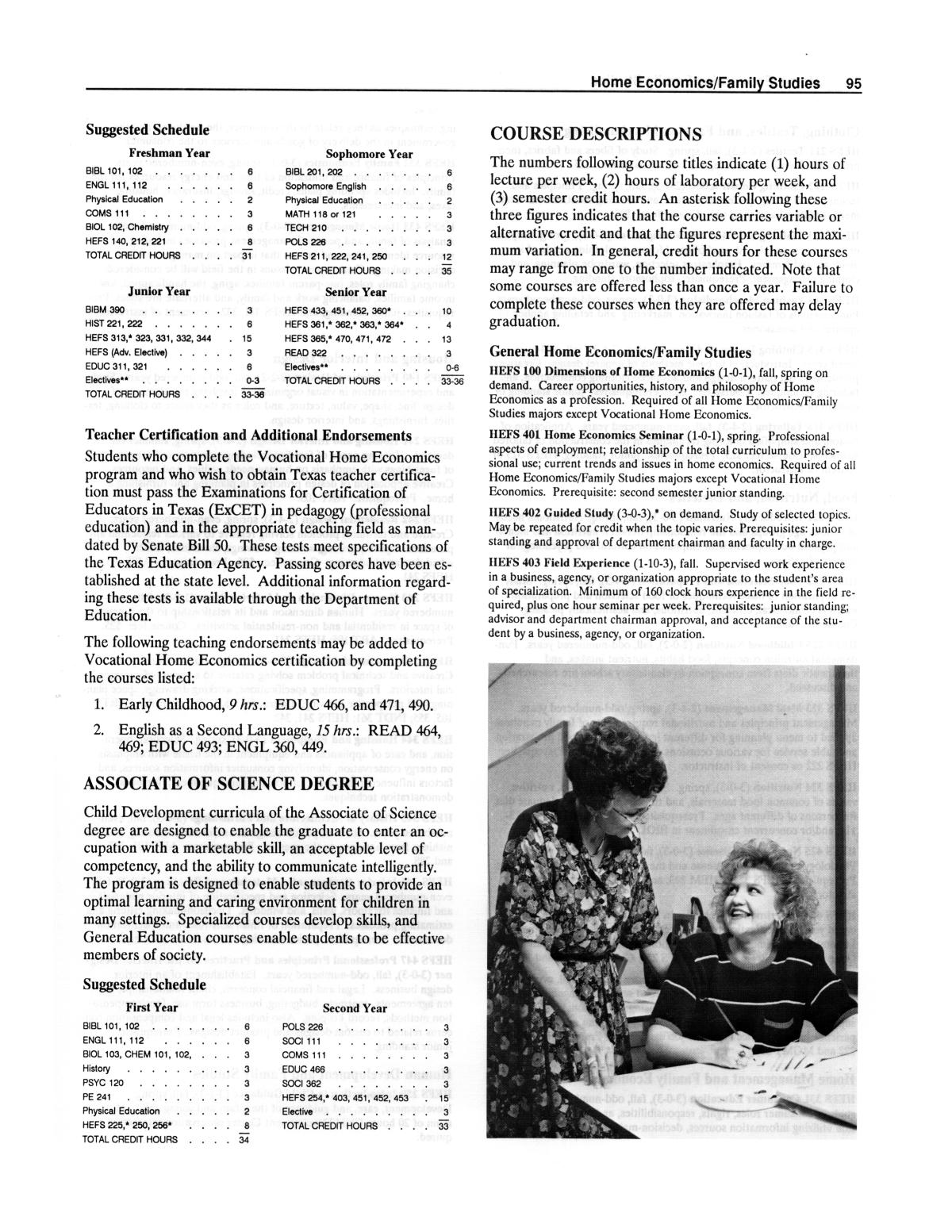 Catalog of Abilene Christian University, 1990-1991
                                                
                                                    95
                                                