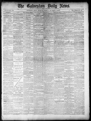 Primary view of object titled 'The Galveston Daily News. (Galveston, Tex.), Vol. 39, No. 296, Ed. 1 Thursday, March 3, 1881'.