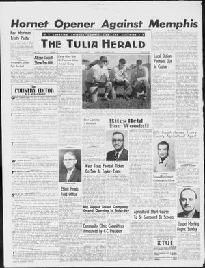 Primary view of object titled 'The Tulia Herald (Tulia, Tex), Vol. 50, No. 36, Ed. 1, Thursday, September 3, 1959'.