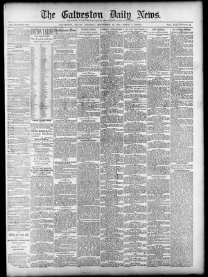 Primary view of object titled 'The Galveston Daily News. (Galveston, Tex.), Vol. 38, No. 152, Ed. 1 Tuesday, September 16, 1879'.