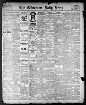 Primary view of object titled 'The Galveston Daily News. (Galveston, Tex.), Vol. 42, No. 292, Ed. 1 Tuesday, January 8, 1884'.