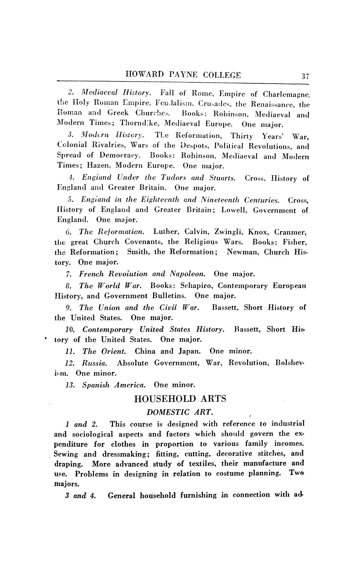 Catalogue of Howard Payne College, 1919-1920
                                                
                                                    37
                                                