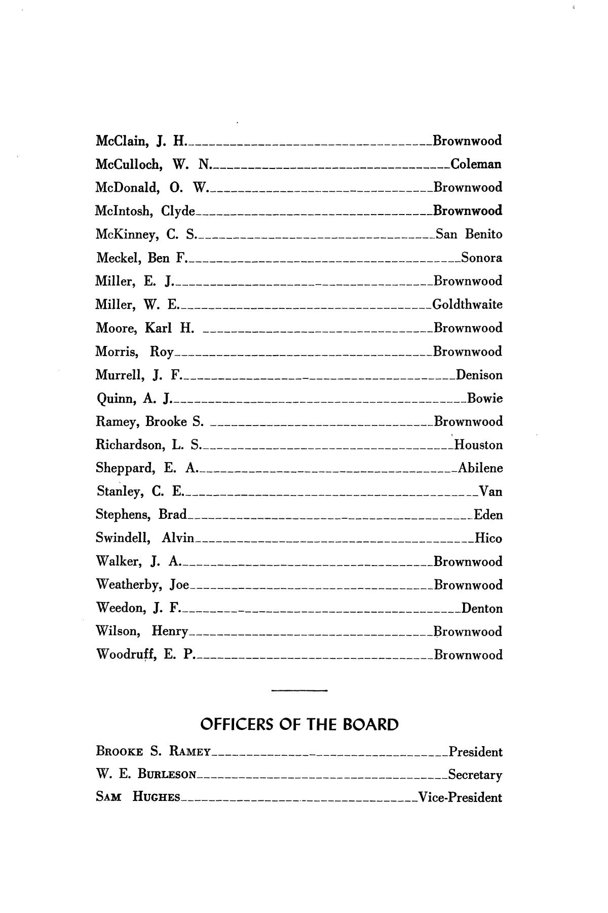 Catalogue of Howard Payne College, 1940-1941
                                                
                                                    5
                                                
