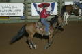Photograph: [Event at the Cowtown Coliseum, roping a calf]