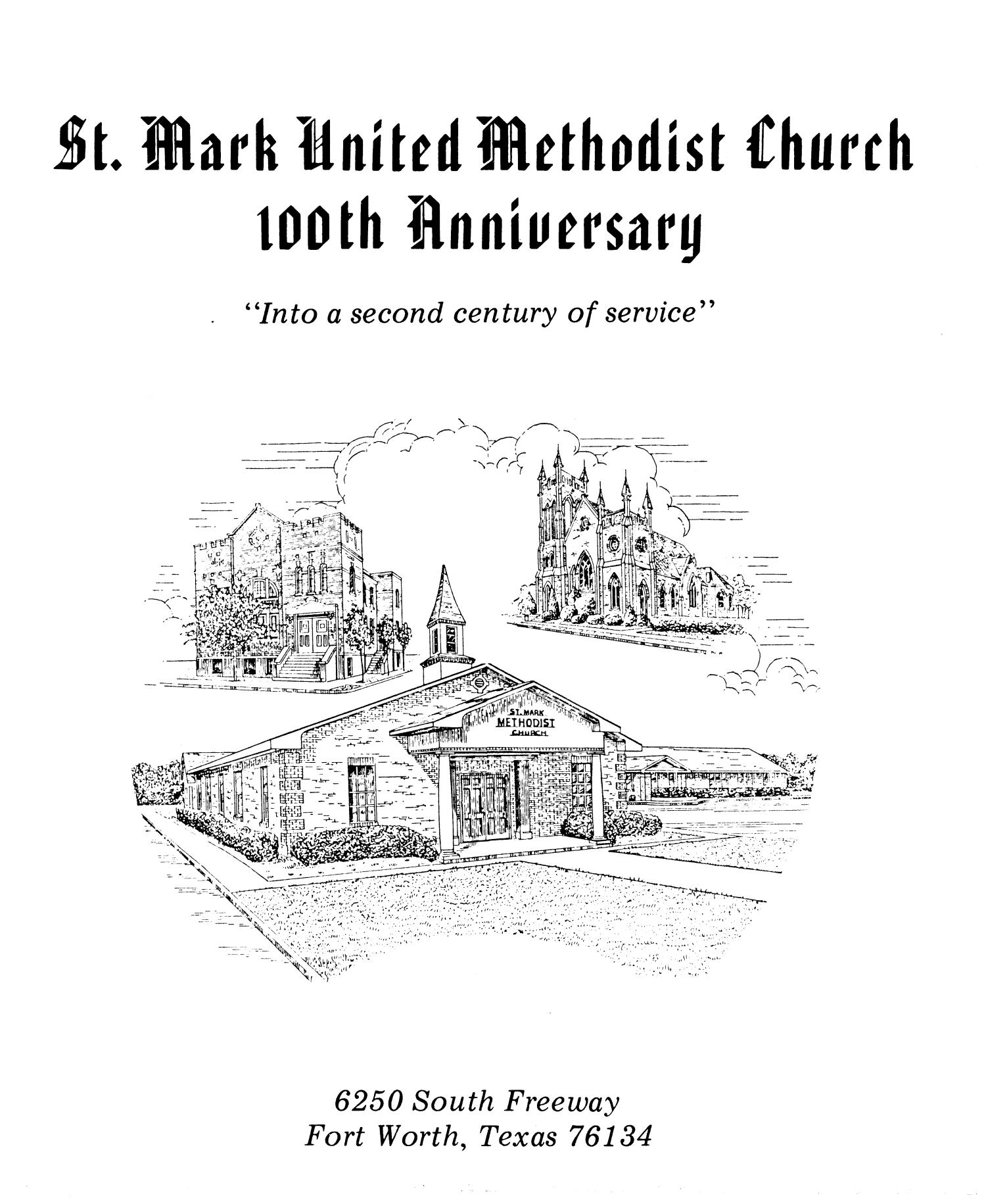 [St. Mark United Methodist Church 100 Annivesary]
                                                
                                                    [Sequence #]: 1 of 4
                                                