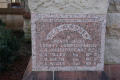 Photograph: [Cornerstone on Caldwell County Courthouse]
