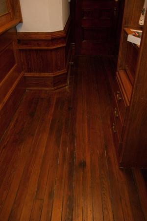 Primary view of object titled '[Photograph of Hardwood Floors]'.