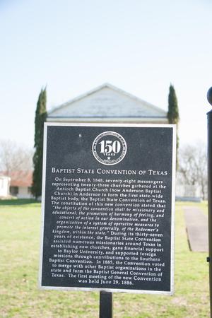 Primary view of object titled '[Baptist State Convention of Texas Plaque]'.