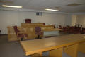 Photograph: [Chairs and Tables in Courtroom]