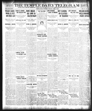 Primary view of object titled 'The Temple Daily Telegram (Temple, Tex.), Vol. 6, No. 129, Ed. 1 Thursday, April 17, 1913'.