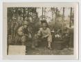 Photograph: [Soldiers Sitting on Boxes]