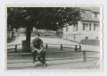 Photograph: [DuMond Sitting on Fence]
