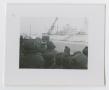 Photograph: [Soldiers Looking at Ship]