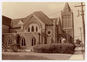 Primary view of object titled '[First Christian Church of Lockhart Photograph #4]'.