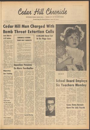 Primary view of object titled 'Cedar Hill Chronicle (Cedar Hill, Tex.), Vol. 9, No. 45, Ed. 1 Thursday, July 4, 1974'.