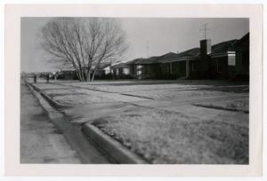 Primary view of object titled '[Photograph of Houses on Marquette Street]'.