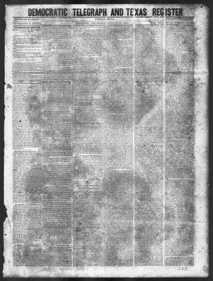 Primary view of object titled 'Democratic Telegraph and Texas Register (Houston, Tex.), Vol. 13, No. 34, Ed. 1, Thursday, August 24, 1848'.