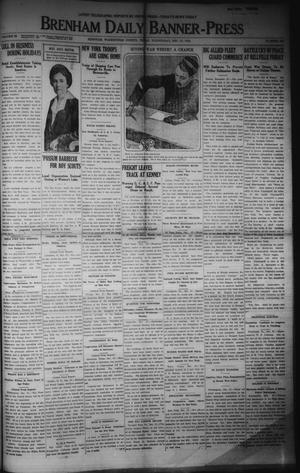 Primary view of object titled 'Brenham Daily Banner-Press (Brenham, Tex.), Vol. 33, No. 230, Ed. 1 Wednesday, December 27, 1916'.