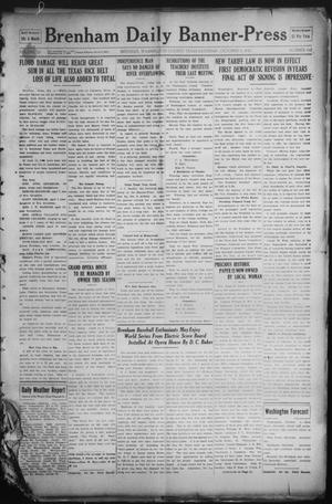 Primary view of object titled 'Brenham Daily Banner-Press (Brenham, Tex.), Vol. 30, No. 162, Ed. 1 Saturday, October 4, 1913'.