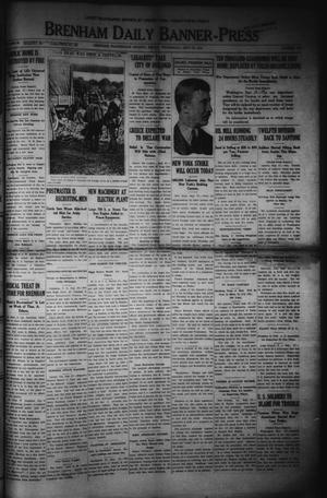 Primary view of object titled 'Brenham Daily Banner-Press (Brenham, Tex.), Vol. 33, No. 155, Ed. 1 Wednesday, September 27, 1916'.