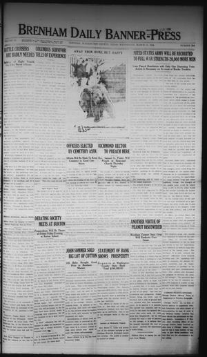 Primary view of object titled 'Brenham Daily Banner-Press (Brenham, Tex.), Vol. 32, No. 294, Ed. 1 Wednesday, March 15, 1916'.