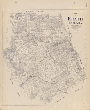 Primary view of object titled 'Map of Erath County'.
