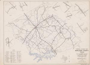 Primary view of object titled 'General Highway Map Burleson County, Texas'.