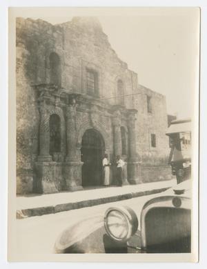 Primary view of object titled '[Photograph of the Alamo]'.