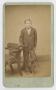 Primary view of [Photograph of Unidentified Boy with Cane]