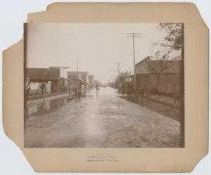 Primary view of object titled '[Photograph of Brazos River Flood in East Waco]'.
