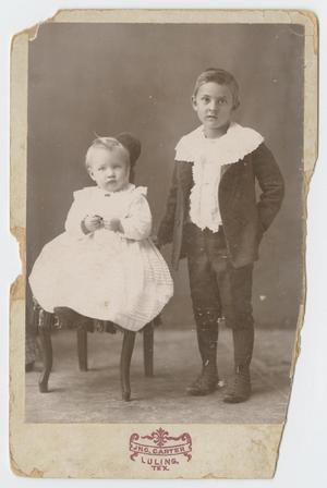 Primary view of object titled '[Photograph of Bessie and Arthur McCutcheon]'.