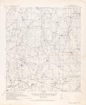 Primary view of object titled 'Texas (Webb County) Aguilete Creek Quadrangle: Grid Zone "D"'.