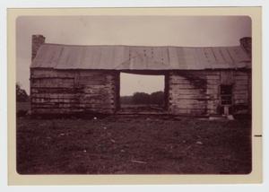 Primary view of object titled '[Brown-Woodlief Log House Photograph #3]'.