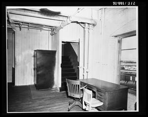 Primary view of object titled 'Interior of the Texas School Book Depository [Print]'.
