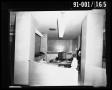 Thumbnail image of item number 1 in: 'City Hall Jail Office, Looking East from Front of Jail Elevator [Negative]'.